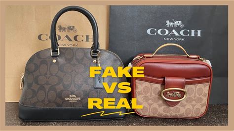 how to spot fake and original coach bag|genuine coach purse.